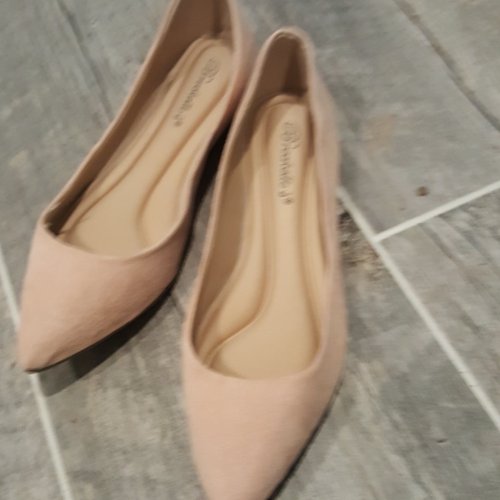 Pink suede shoes